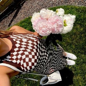 Target wavy checkered dress